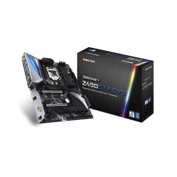 12 TARJETA MADRE BIOSTAR ATX Z490GTA EVO, S-1200, INTEL Z490, HDMI, 128GB DDR4 PARA INTEL
