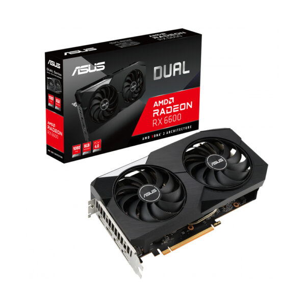 TARJETA DE VIDEO ASUS AMD RADEON RX 6600 8GB 128 BIT GDDR6, PCI EXPRESS 4.0