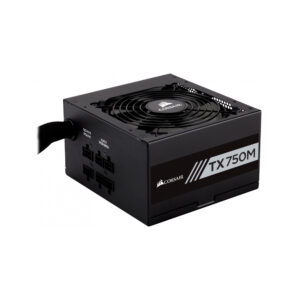 FUENTE DE PODER CORSAIR RM750 80 PLUS GOLD, 135MM, 750W, CON RODAMIENTO DE RIFLE SKU: CP-9020195-NA