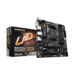 TARJETA MADRE GIGABYTE MICRO ATX B550M DS3H, S-AM4, AMD B550, HDMI, 128GB DDR4 PARA AMD