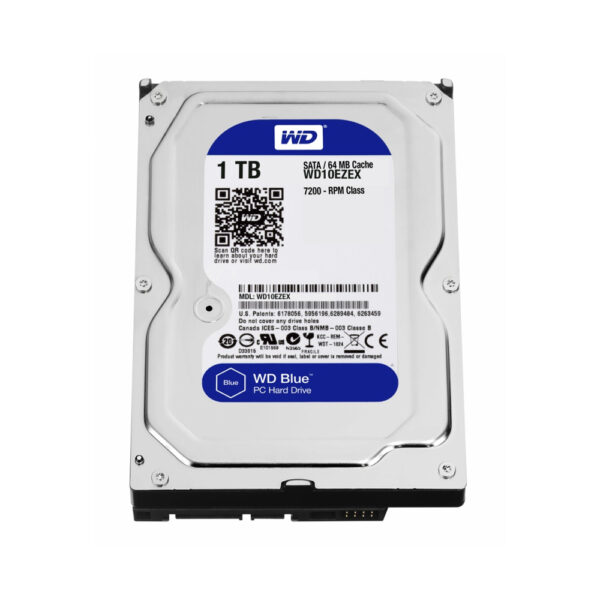 31 DISCO DURO INTERNO WESTERN DIGITAL WD BLUE 3.5”, 500GB, SATA III, 6 GBIT/S, 7200RPM, 32MB CACHE