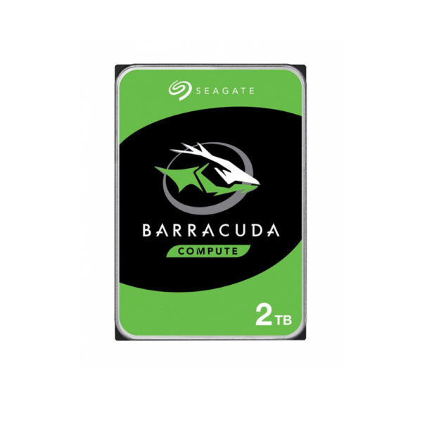DISCO DURO INTERNO SEAGATE BARRACUDA 3.5”, 2TB, SATA III, 6 GBIT/S, 5400RPM, 256MB CACHE
